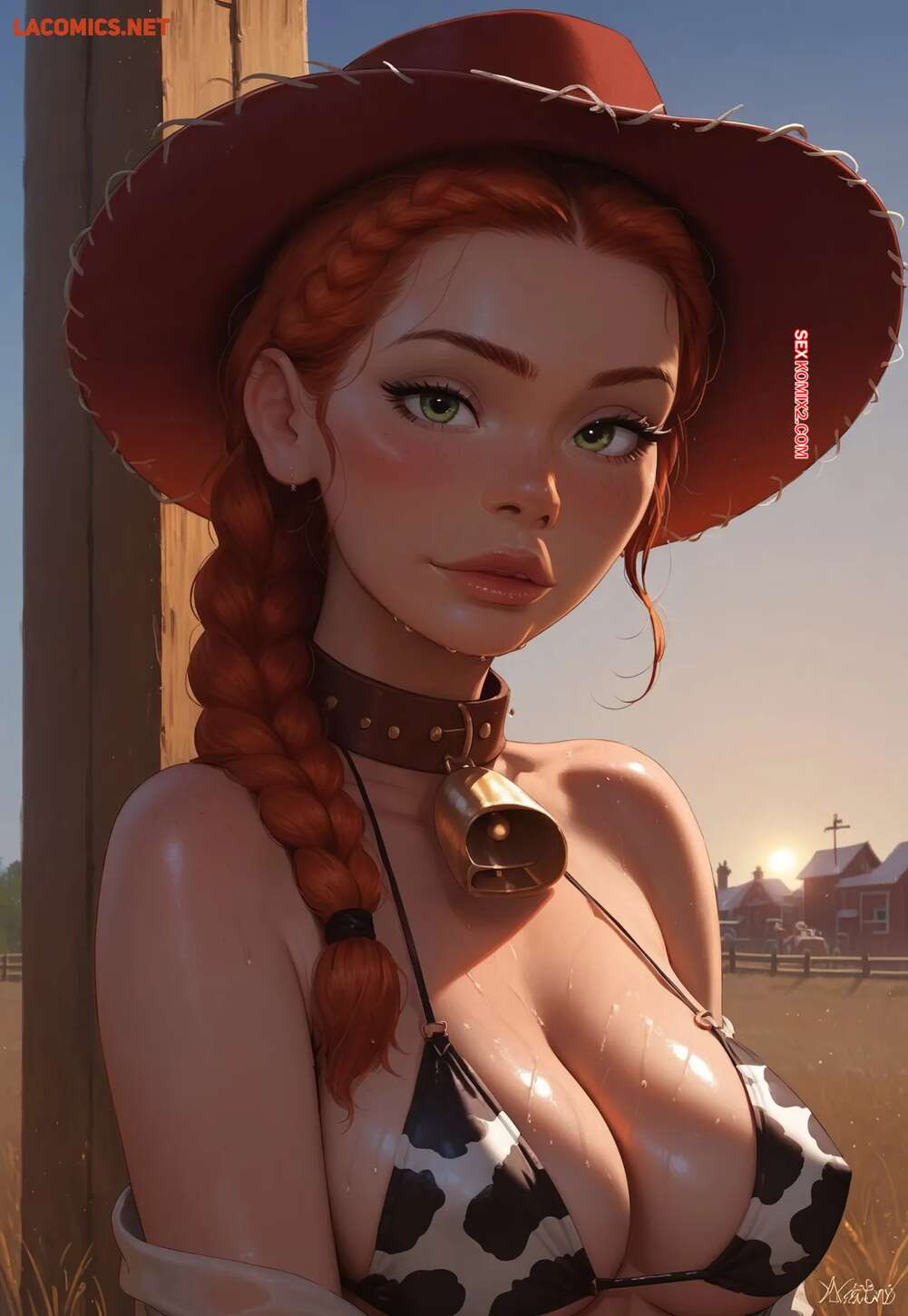 Porno comic Jessie and the Farm Boys. LowFireStudios