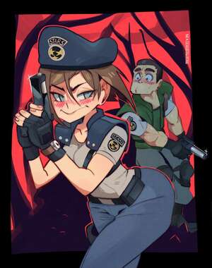 Porno comic Jill Sandwich. Resident Evil. Disabled Fetus