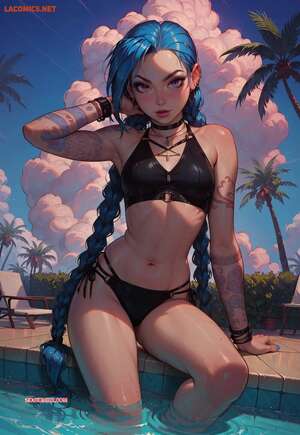 Porno comic Jinx Learns To Relax. LowFireStudios