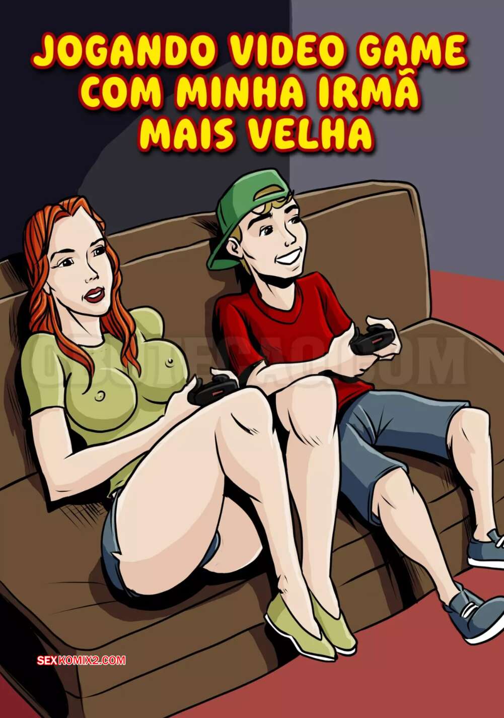 Porno comic Jogando video game com minha irmã mais velha. O Butecao