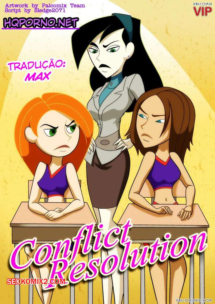 ✅️ Porno comic Kim Bonnie e Shego sexo lésbico na escola sex  