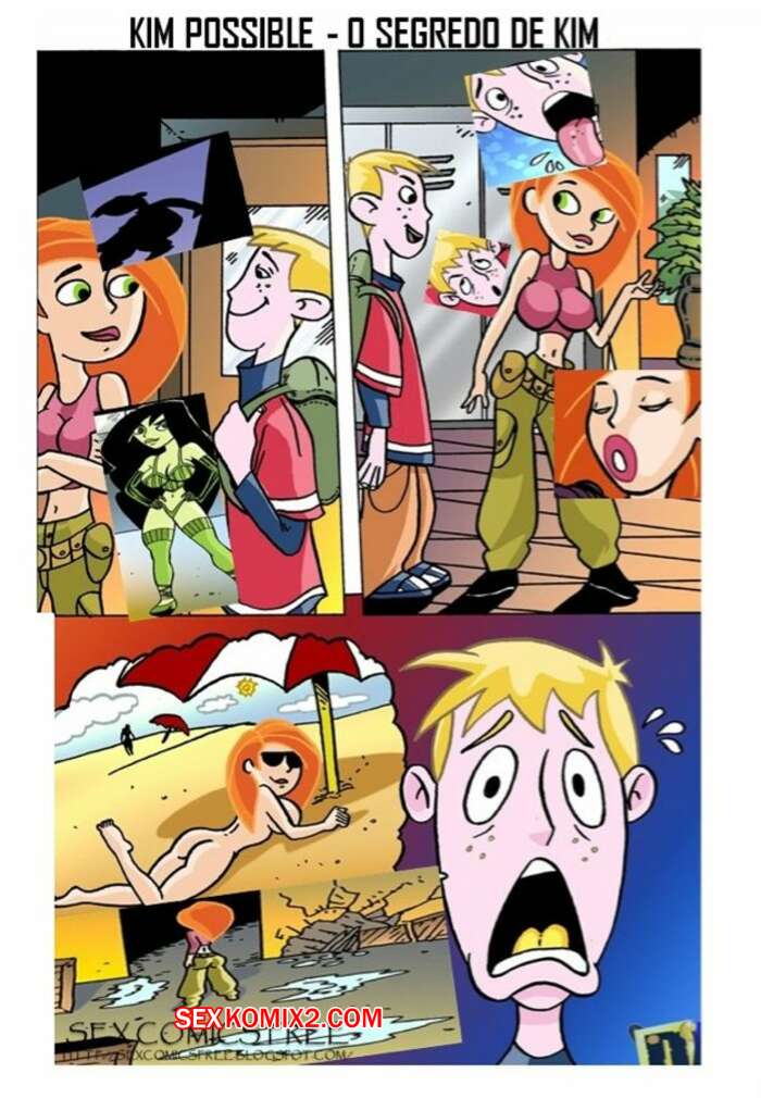 Porno comic Kim Possible. O segredo de Kim
