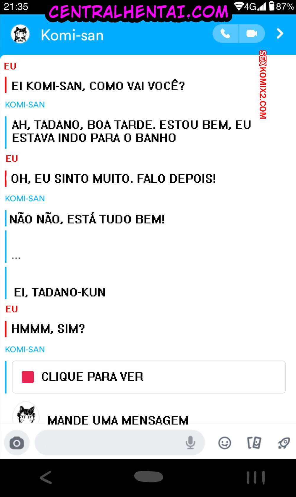 Porno comic Komi Son putaria online