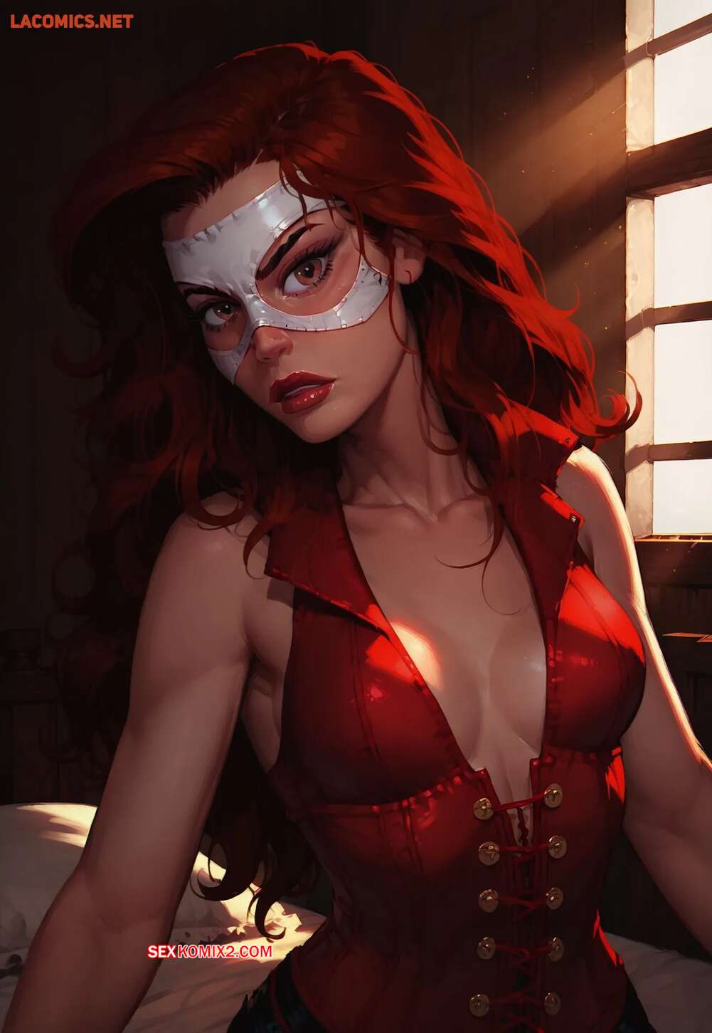 Porno comic Lady Rawhide Shows Off. LowFireStudios