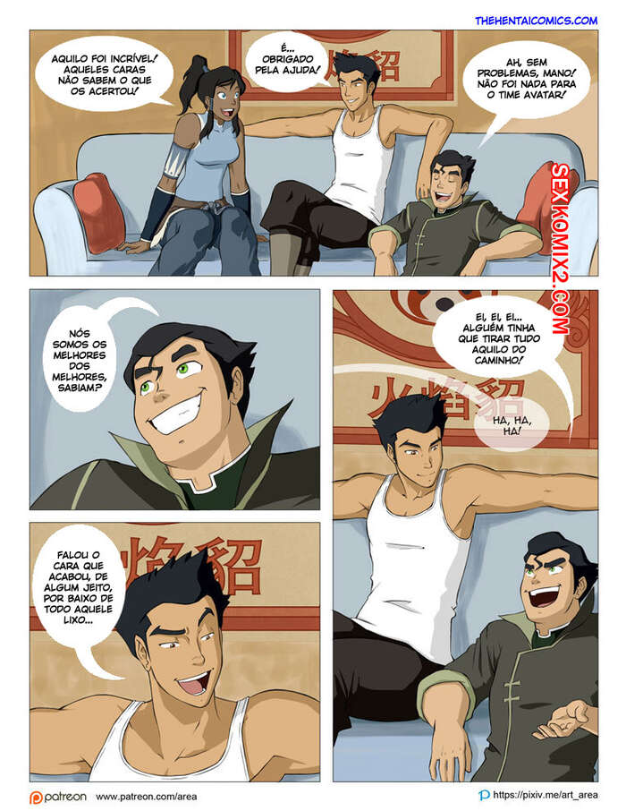 Porno comic Legend of Korra. Area