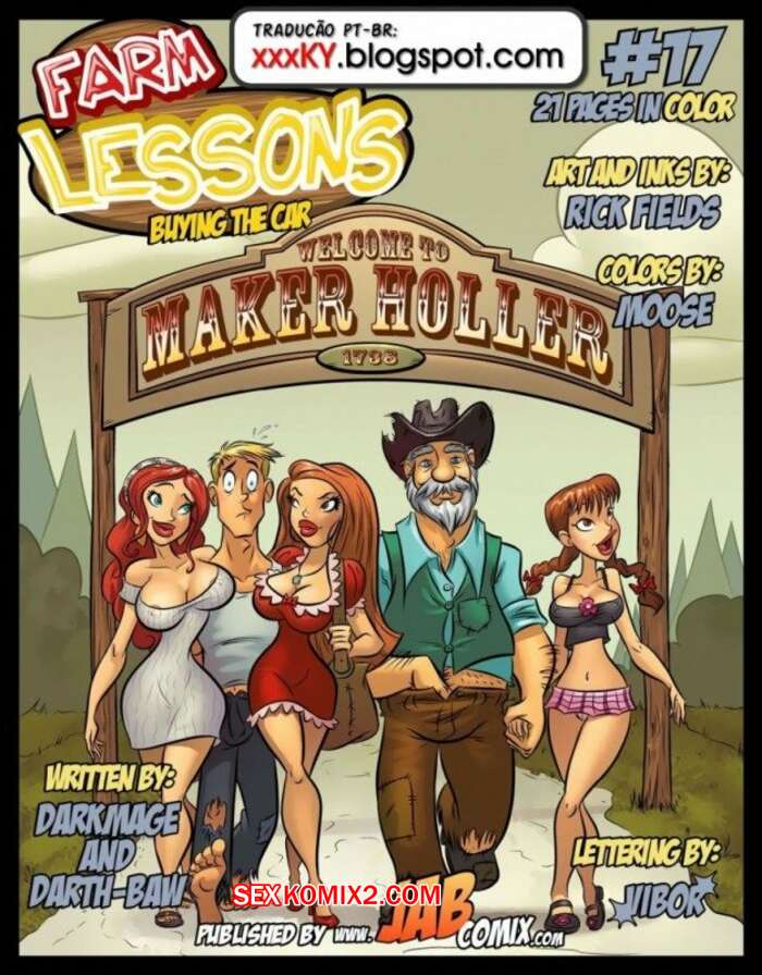 Porno comic Lições de sexo na Fazenda 17