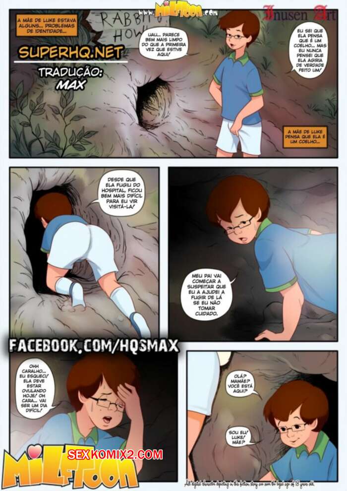 Porno comic Mamãe no cio. MilfToon