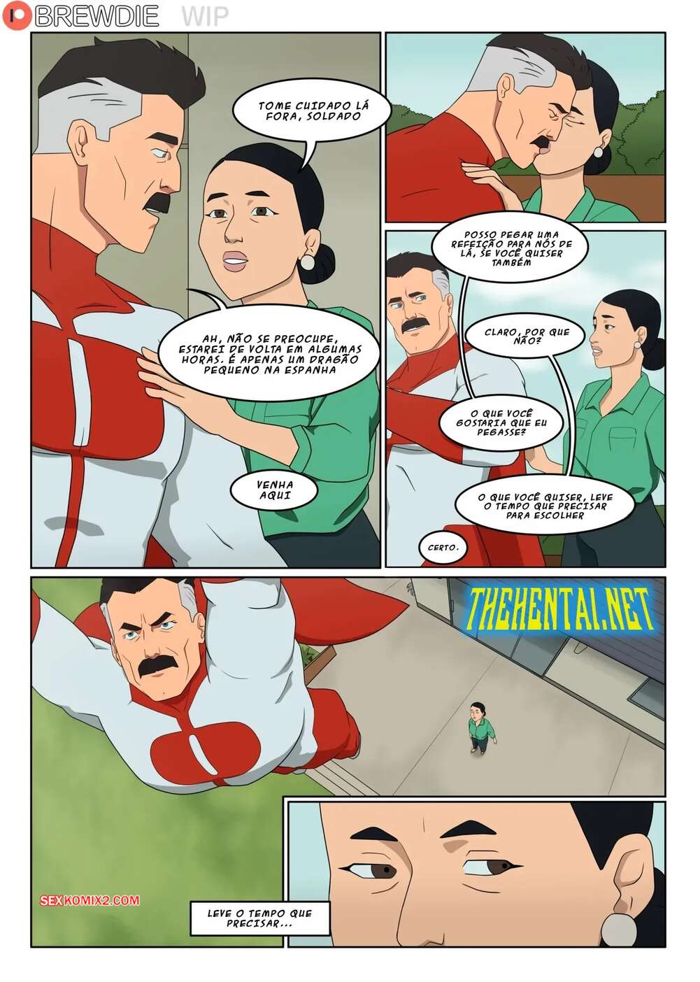Porno comic Mark x Debbie. Brewdie