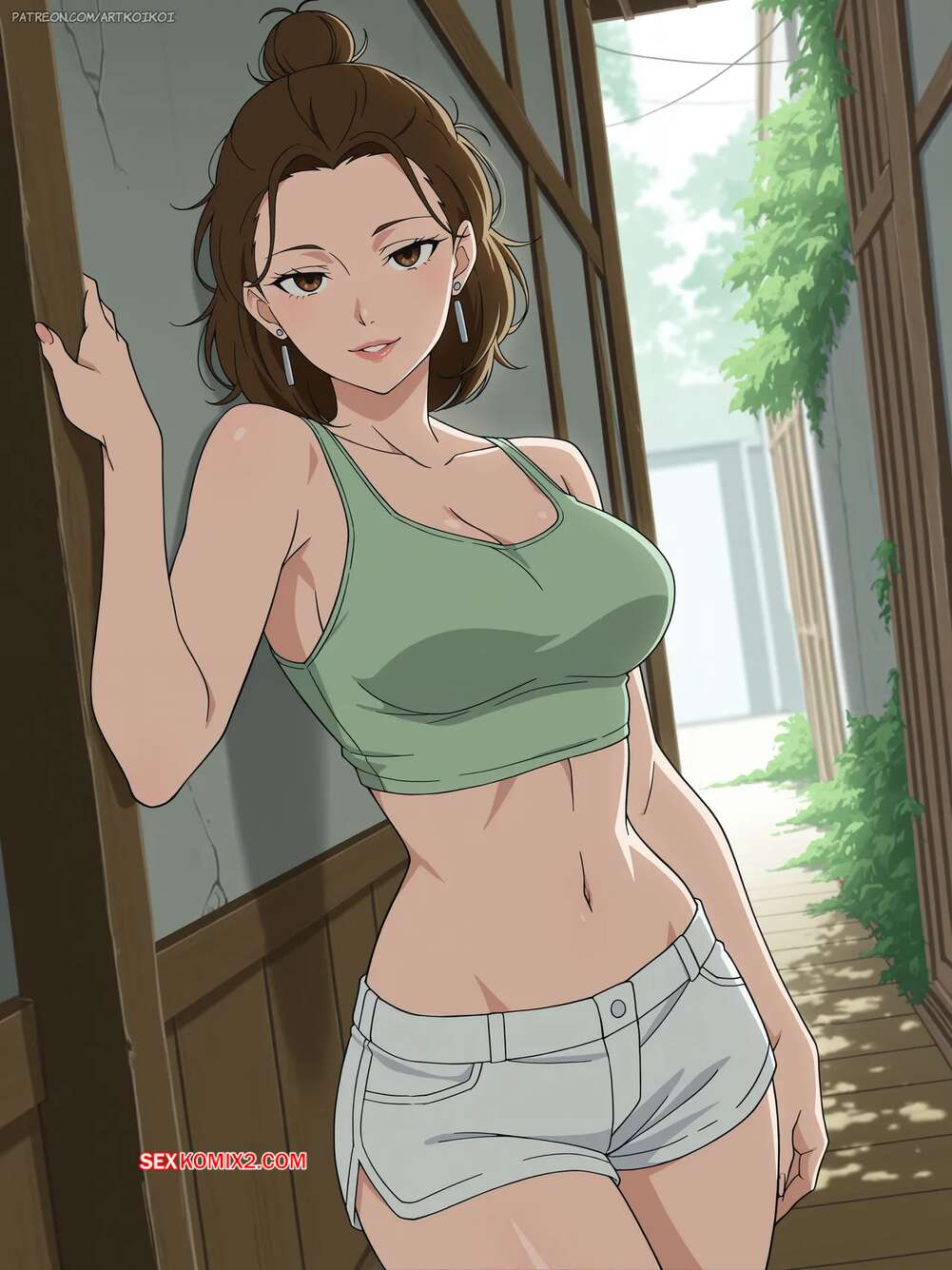 Porno comic Miko. Artkoikoi