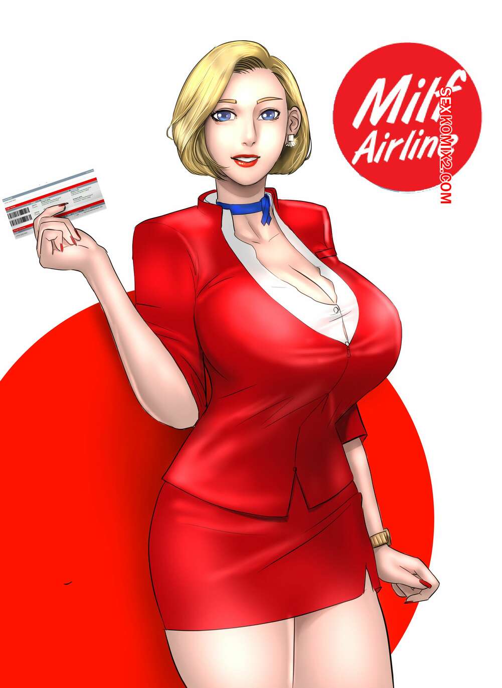 Porno comic Milf Airline. Scarlett Ann