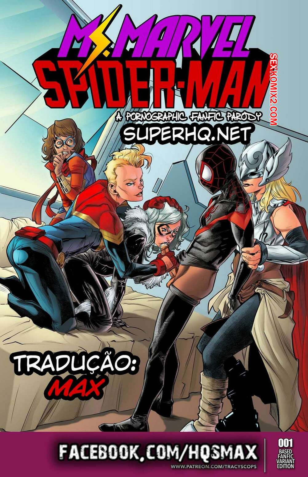 Porno comic Miss Marvel SpiderMan. Tracy Scops