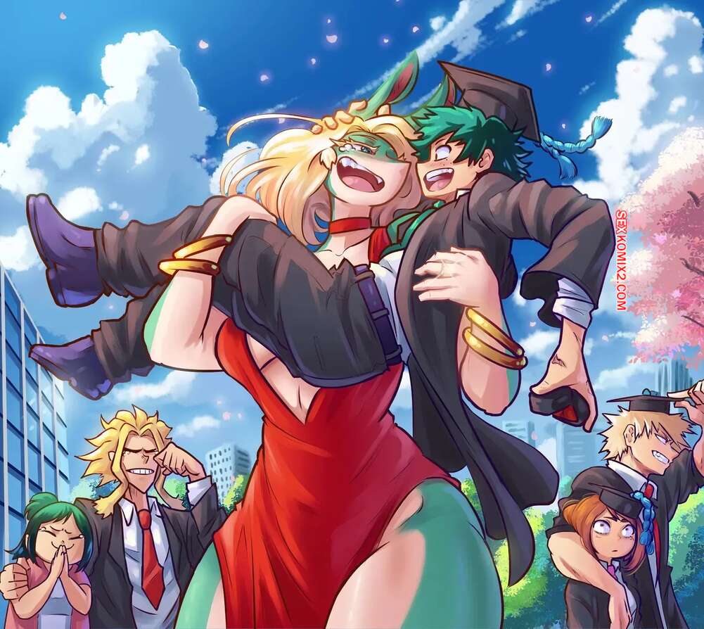 Porno comic My Hero Academia AUs. Vlizz