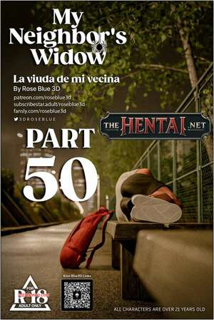 Porno comic My Neighbors Widow 50. Rose Blue 3D
