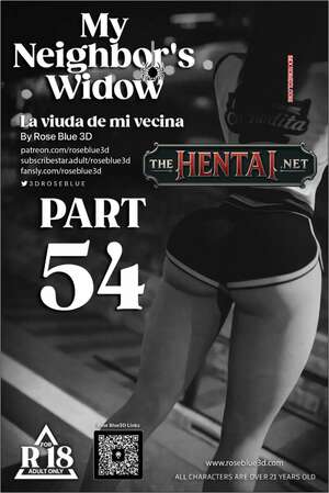 Porno comic My Neighbors Widow 54. Rose Blue 3D