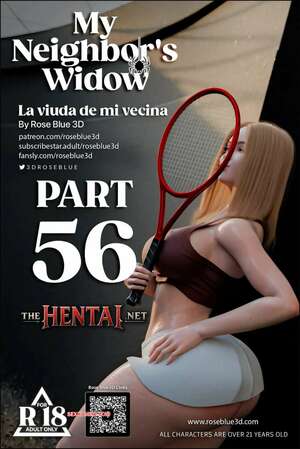 Porno comic My Neighbors Widow 56. Rose Blue 3D