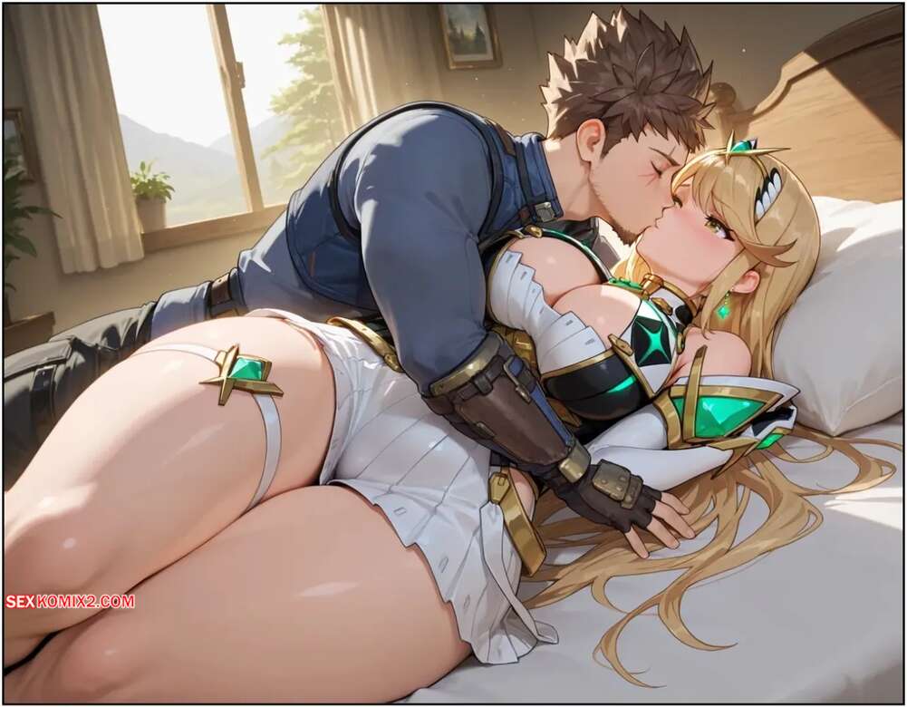 Porno comic Mythra x Rex. Loratta