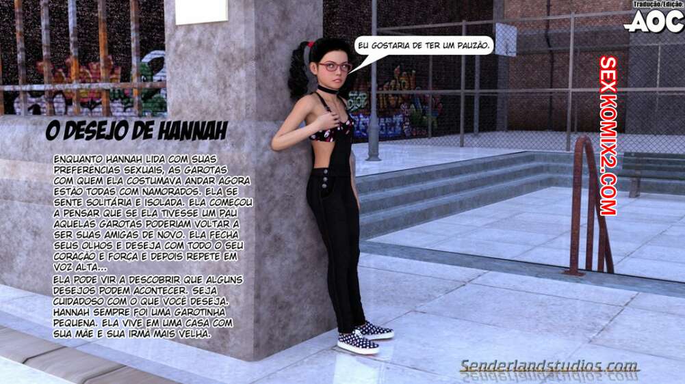 Porno comic O Desejo de Hannah 1