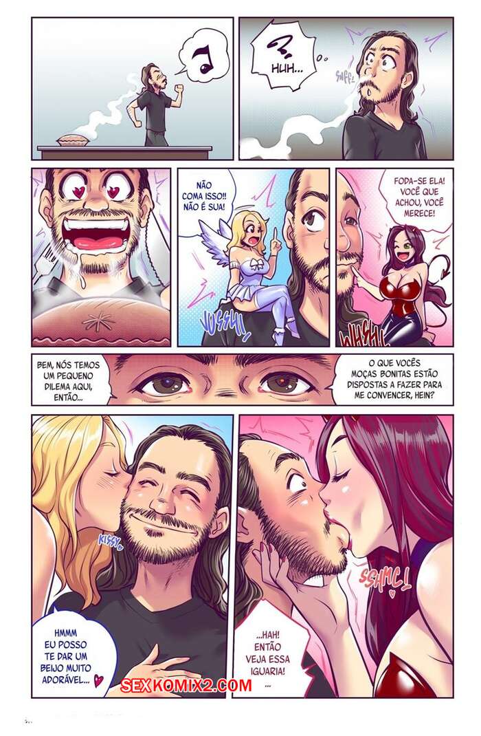 Porno comic O Dilema da Torta