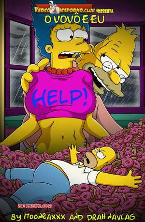 Porno comic O Vovô Abraham comendo Marge