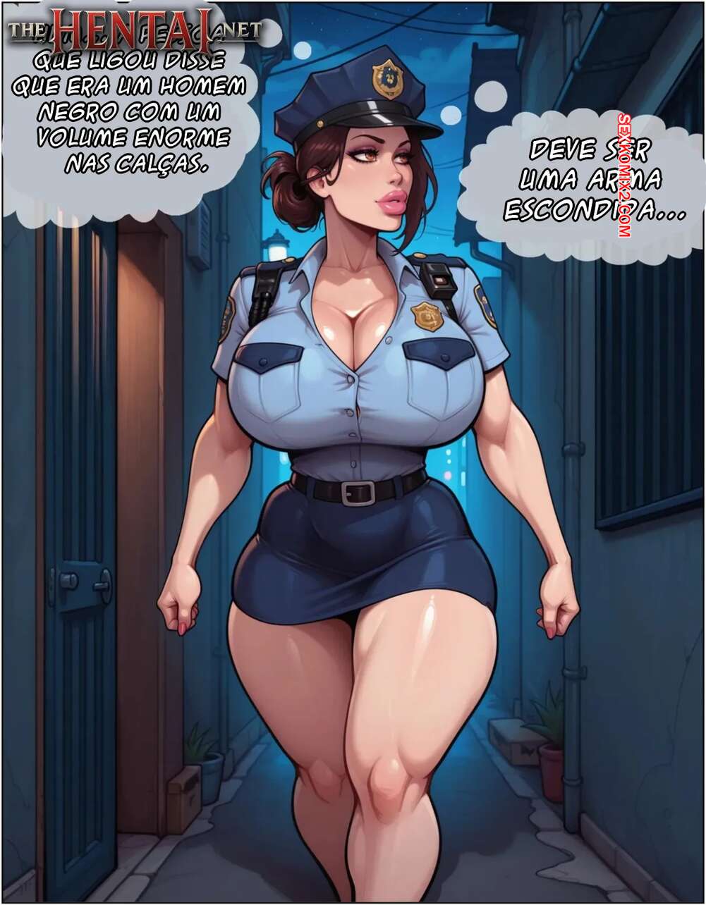Porno comic Officer Does a Thorough Investigation. Dartzai