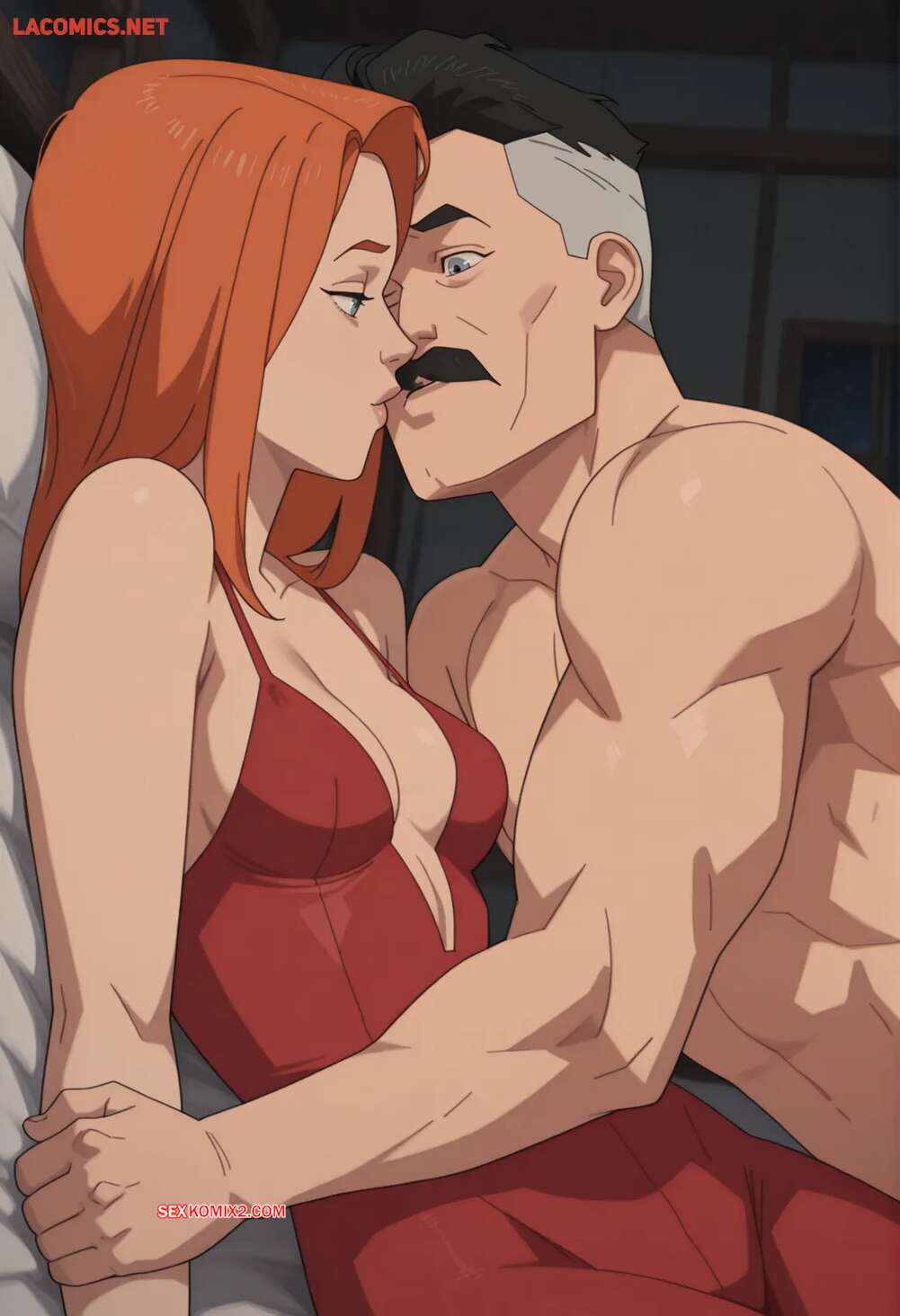 Porno comic Omni man x Atom Eve. Scarlet Meow