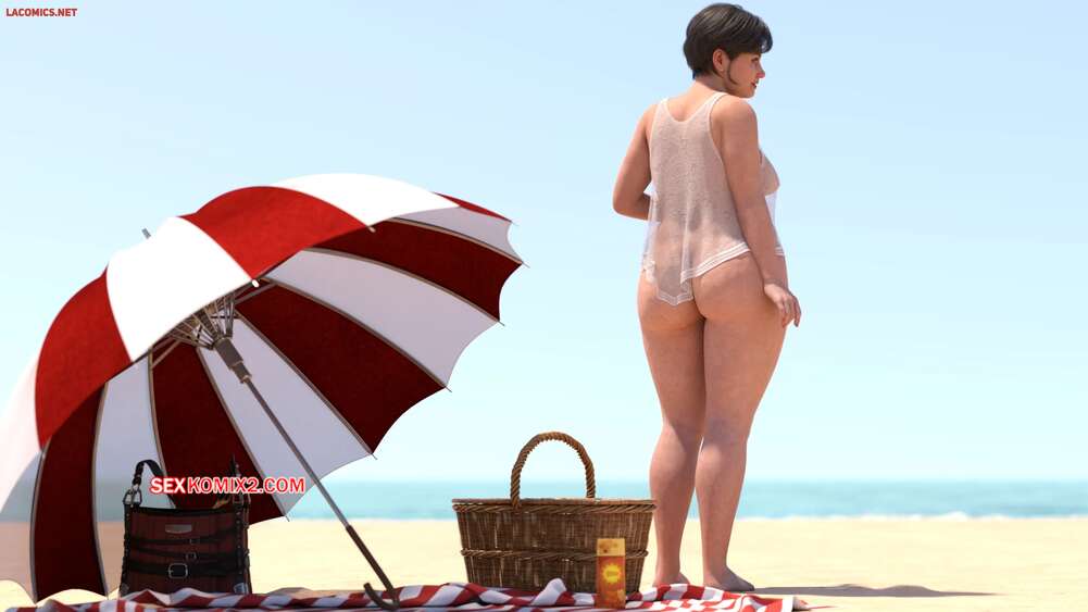 Porno comic On The Beach With Mrs Butler. JayyBoww