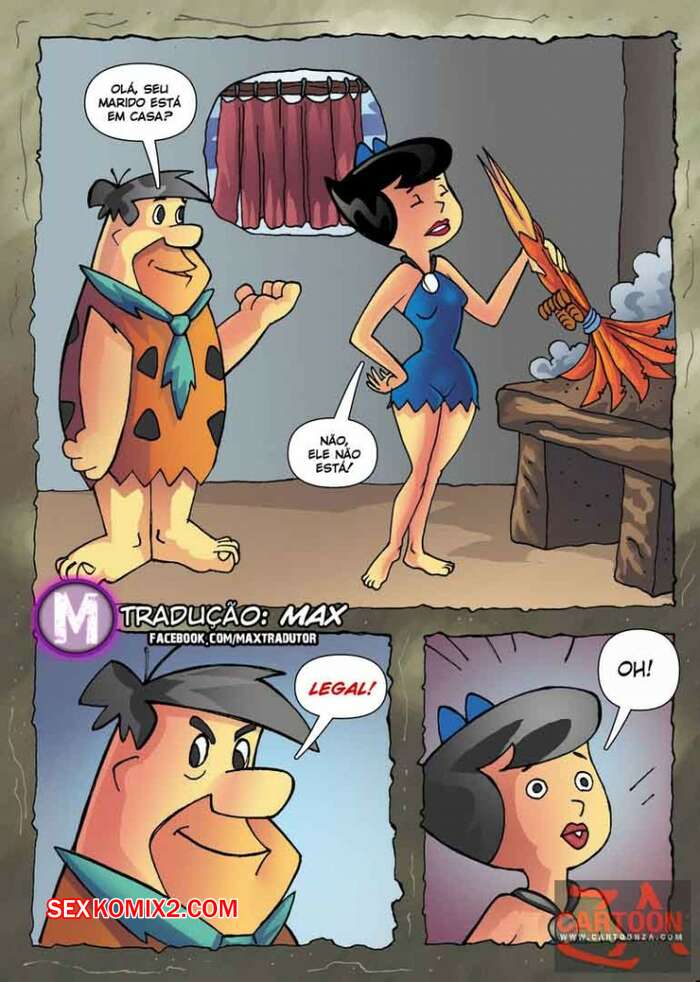 Porno comic Os Flintstones. Troca de Casais