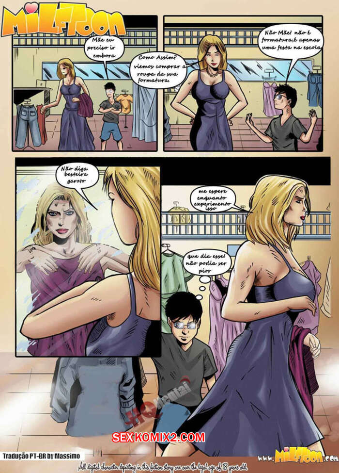 Porno comic Os Seios da Mamãe. Milftoon