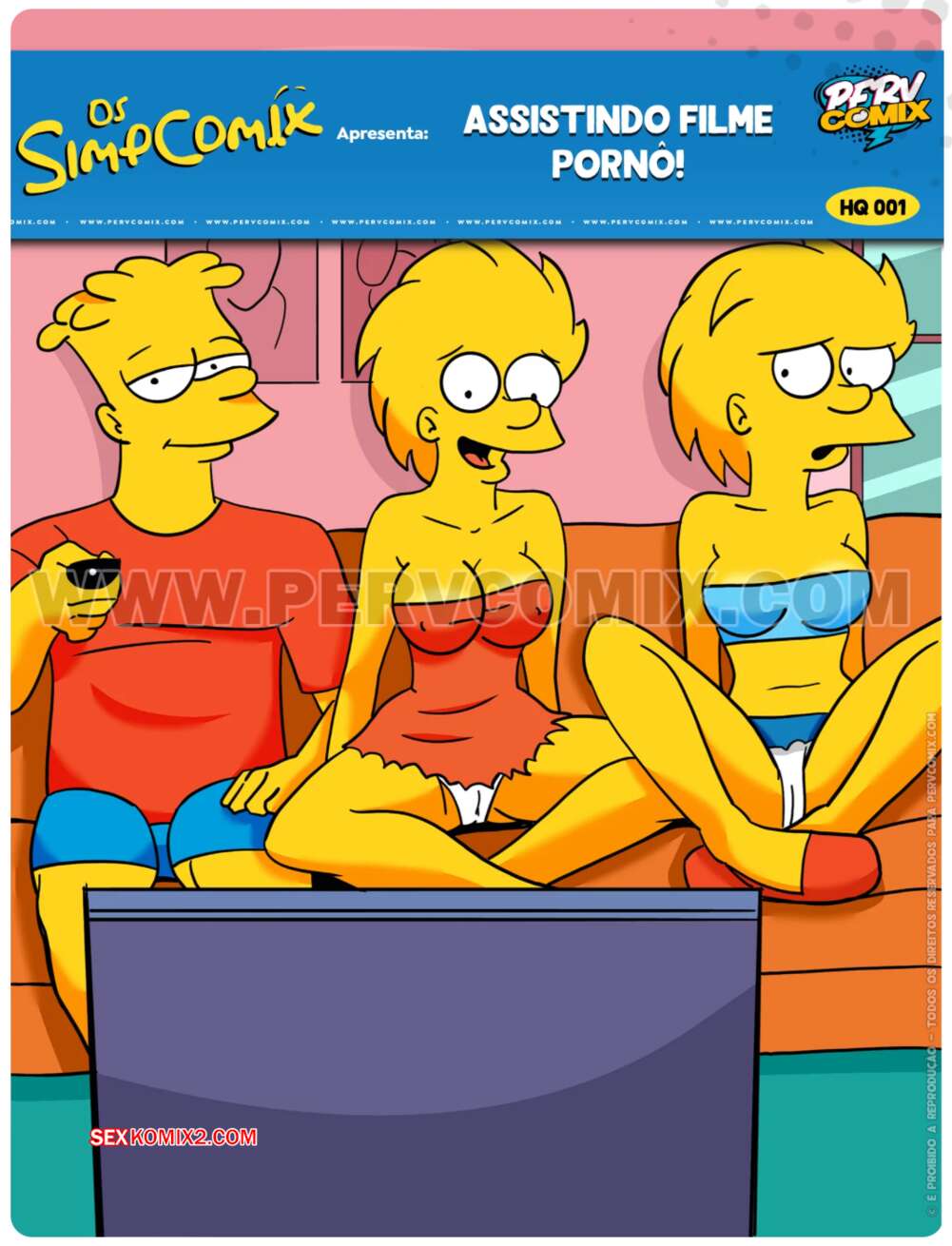 Porno comic Os SimpComix. Parte 1. PervComix