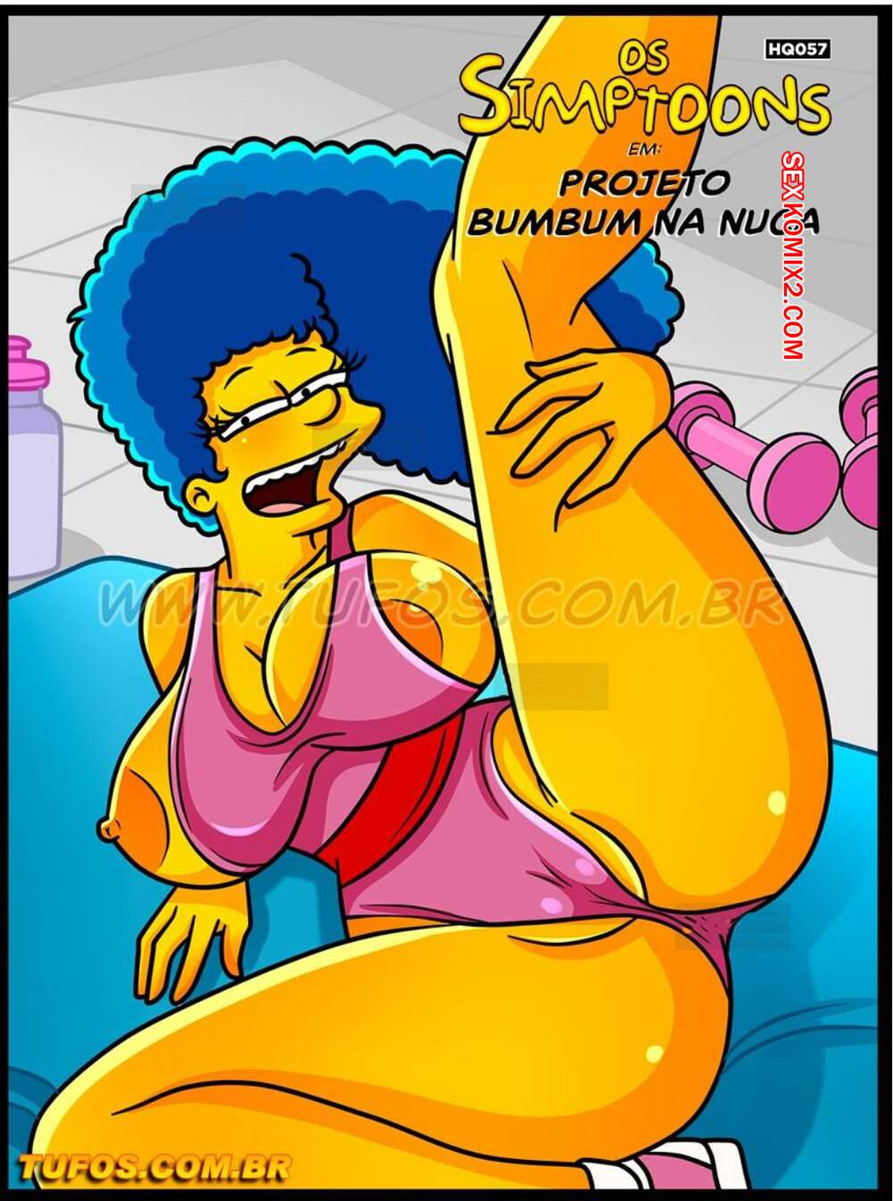 Porno comic Os Simptoons. Parte 58. Projeto bumbum na nuca. WC TF