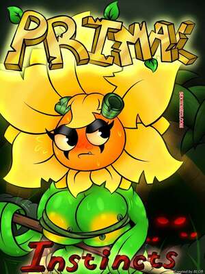 Porno comic Plants vs. Zombies. Primal Instincts. BlobSlimey
