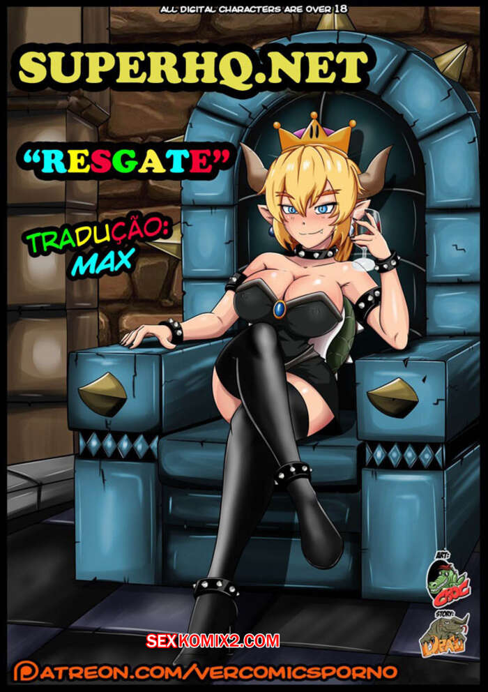 Porno comic Princesa Peach é capturada