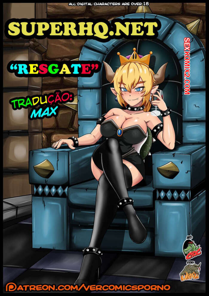 Porno comic Princesa Peach é capturada