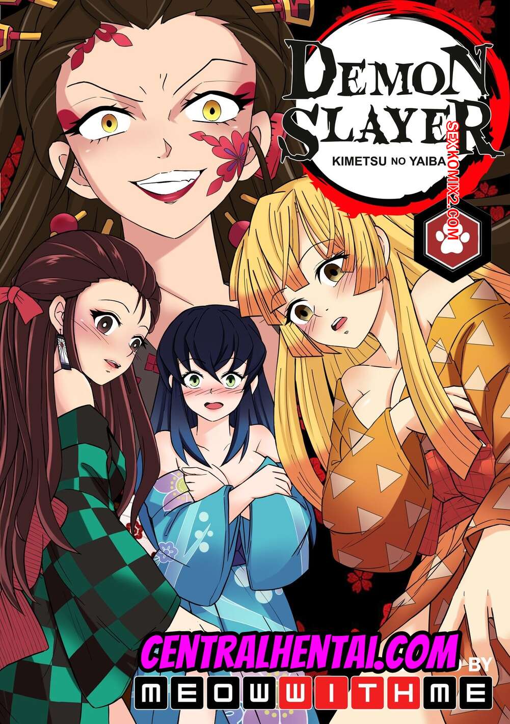 Porno comic Red Light district. Kimetsu no Yaiba