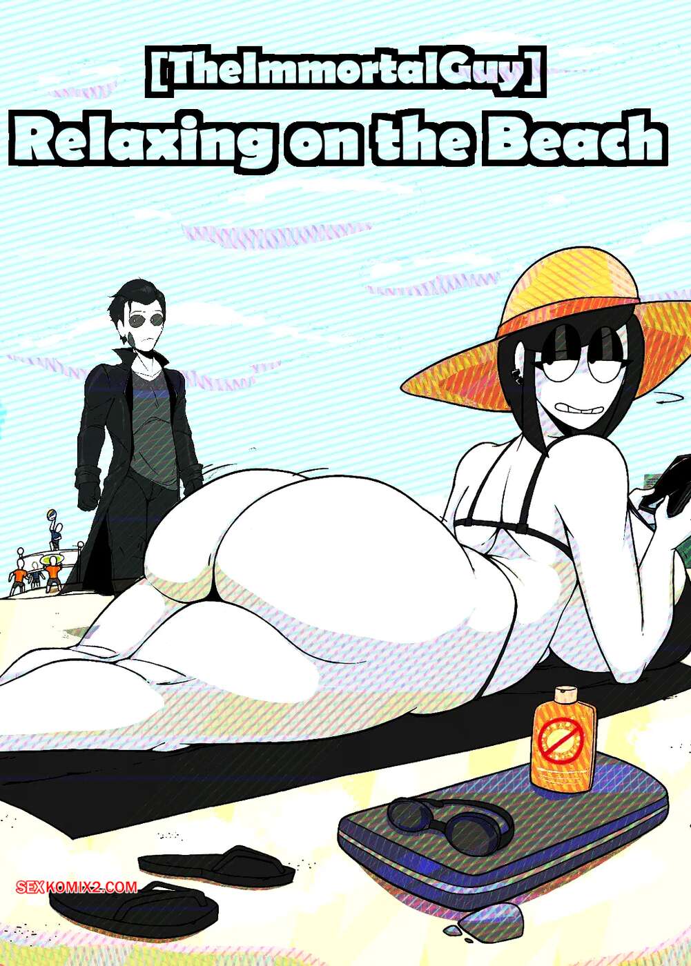 Porno comic Relaxing on the Beach. TheImmortalGuy