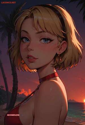 Porno comic Rita Loud on the Beach. LowFireStudios