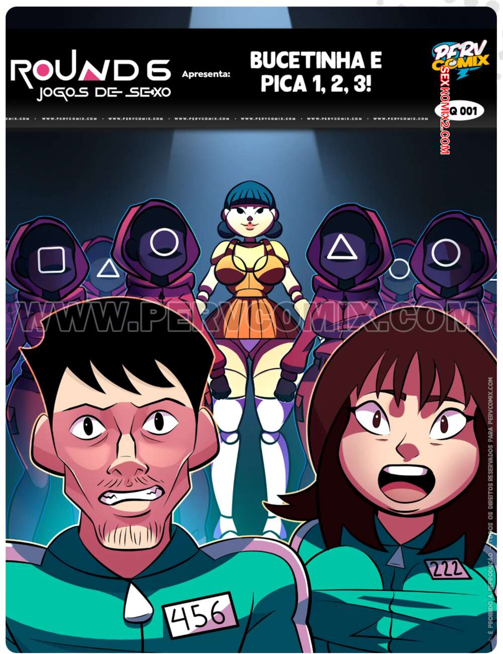 Porno comic Round 6. Jogos de sexo. Parte 1. PervComix