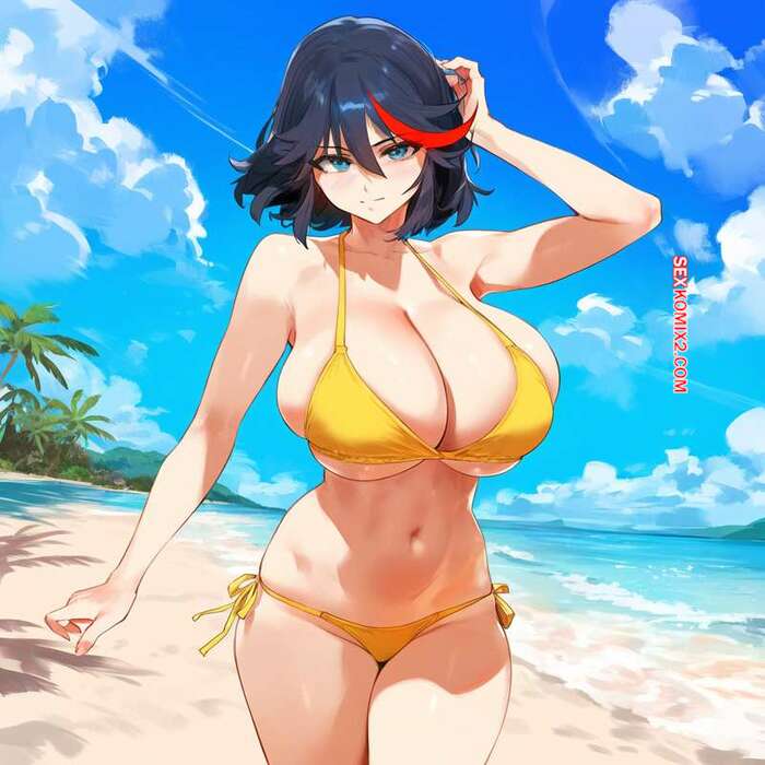 Porno comic Ryuuko Gets All The BBC. Oppai Love