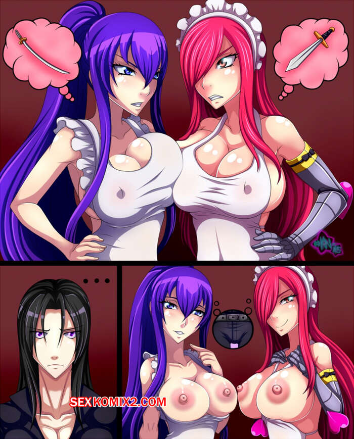 Porno comic Saeko v Erza. Garnet v Machina. KallistaNebula