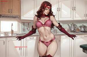 Porno comic Scarlet Witch. A Recipe for Trouble. Playful Sloth