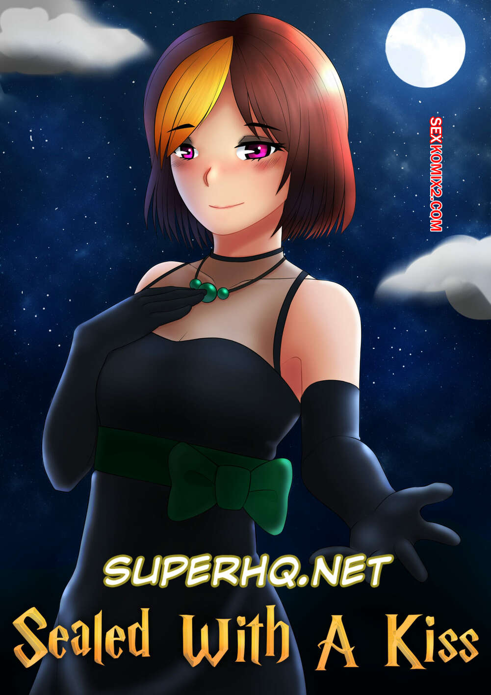 Porno comic Selado com um beijo