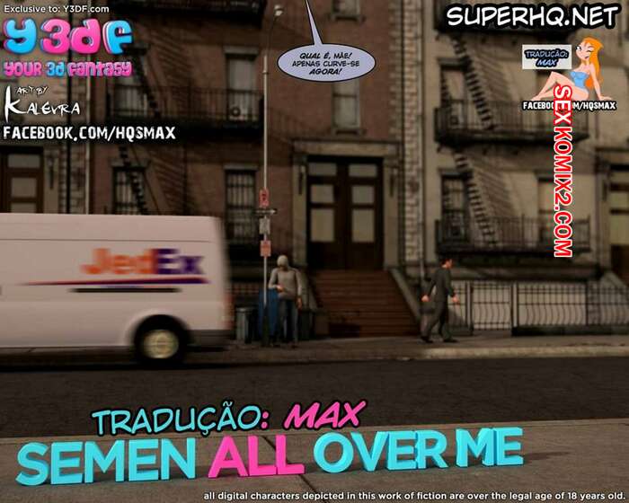 Porno comic Sêmen por toda parte