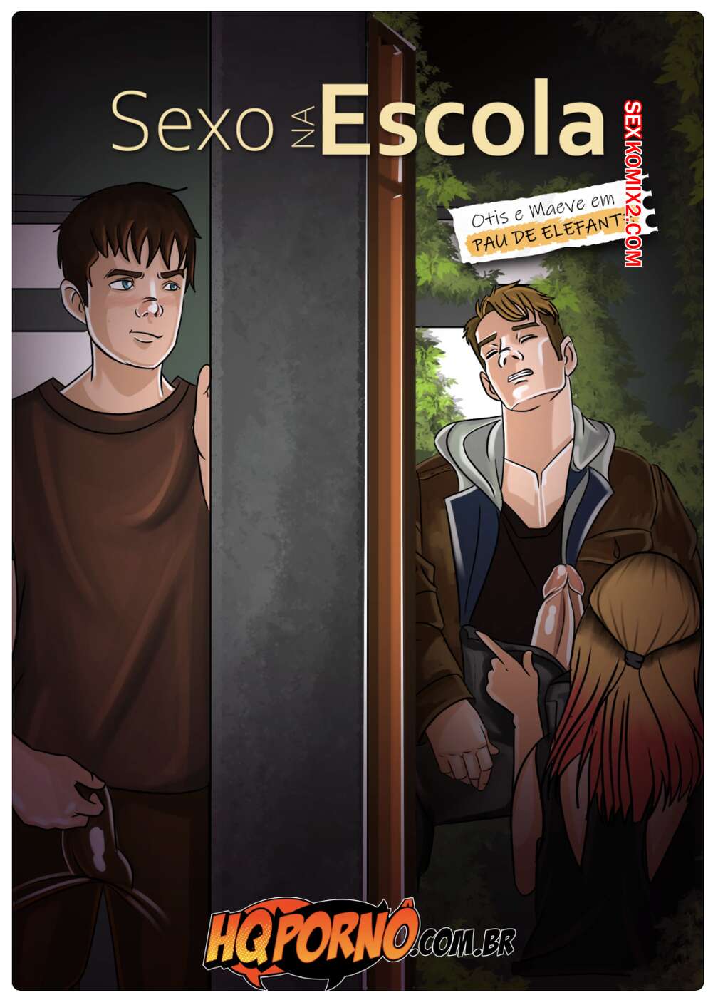 Porno comic Sexo na escola. Parte 1. HQPorno