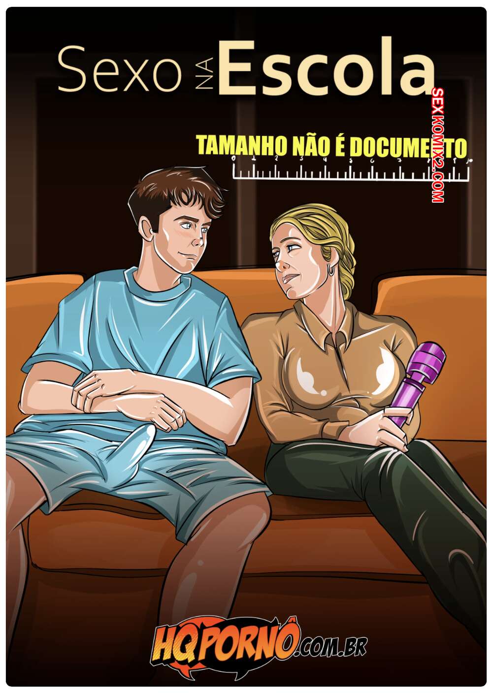 Porno comic Sexo na escola. Parte 2. HQPorno