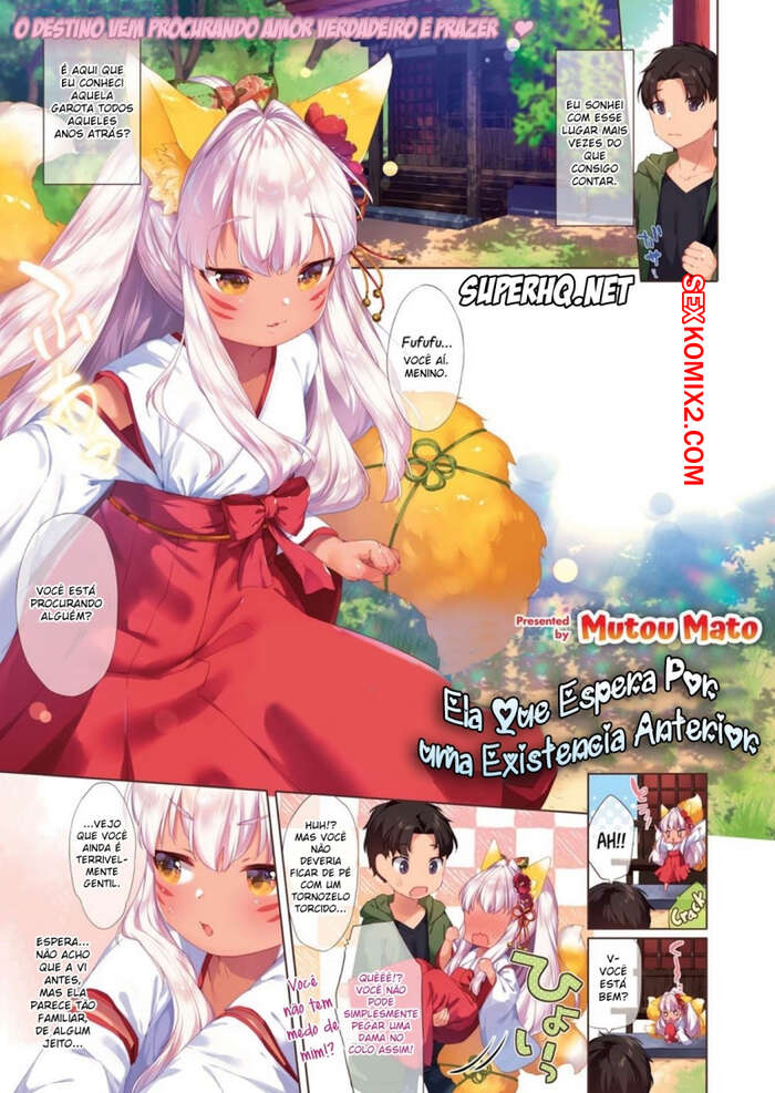 Porno comic She Who Waits For a Previous Existence. Mutou Mato