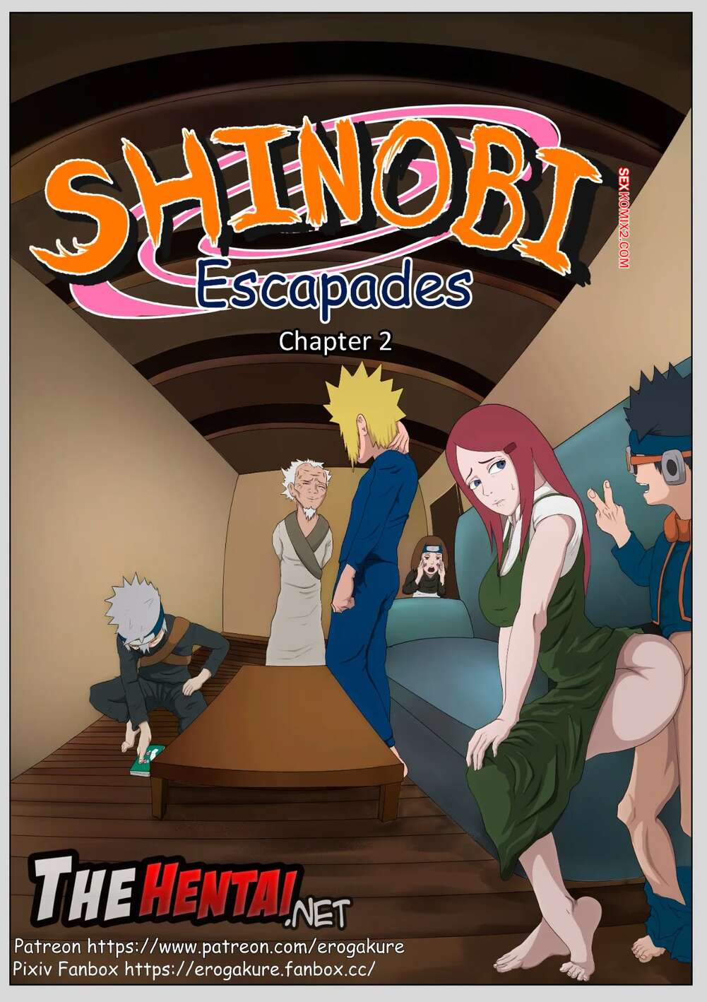 Porno comic Shinobi Escapades 2.  Erogakure