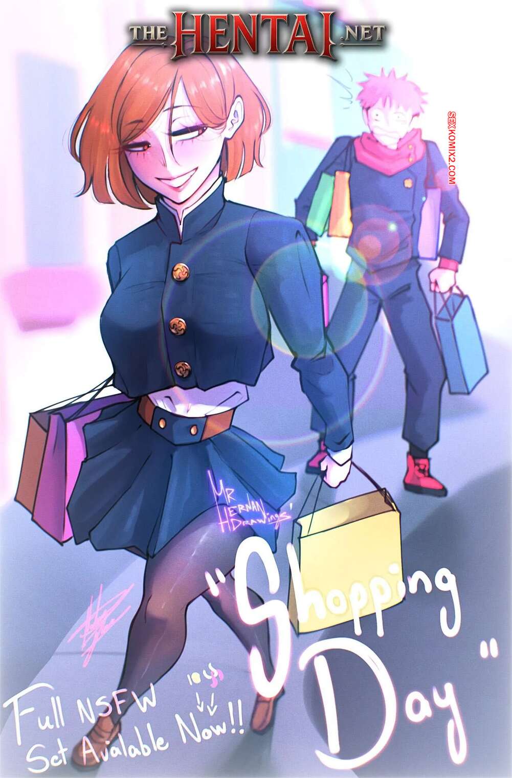 Porno comic Shopping Day. MrHernanDrawings