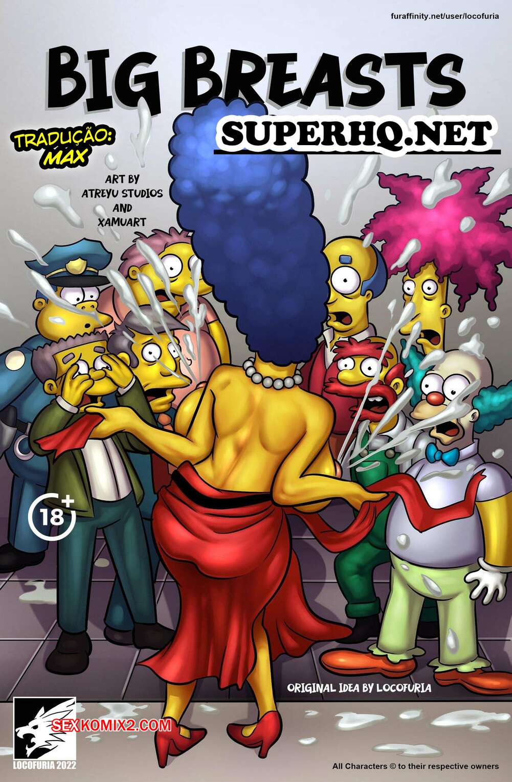 Porno comic Simpsons. Big Breasts
