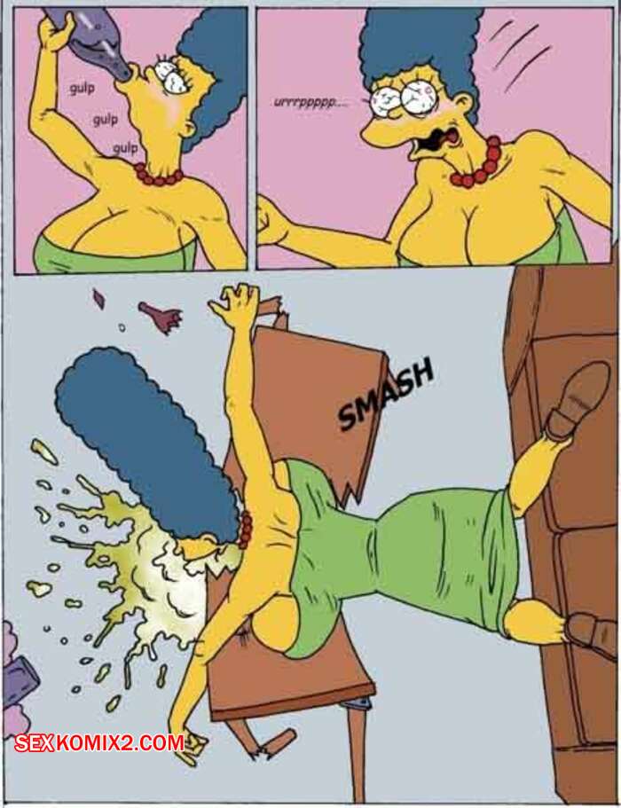 Porno comic Simpsons. Marge Exploited