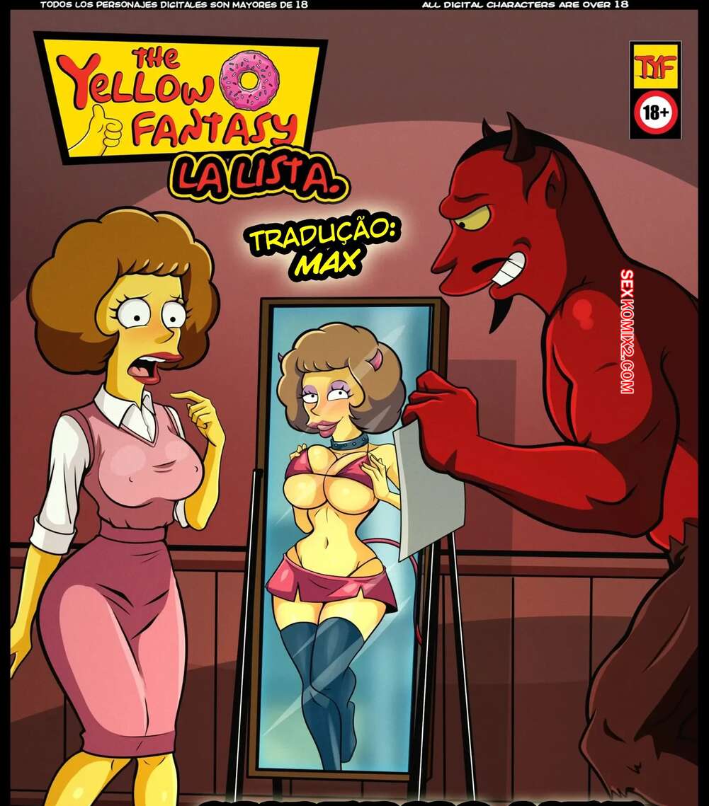 Porno comic Simpsons. The yellow fantasy. La lista. VCP